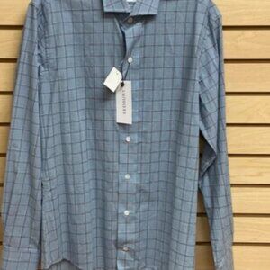 New Ledbury men shirt cotton Size Small Slim Fit